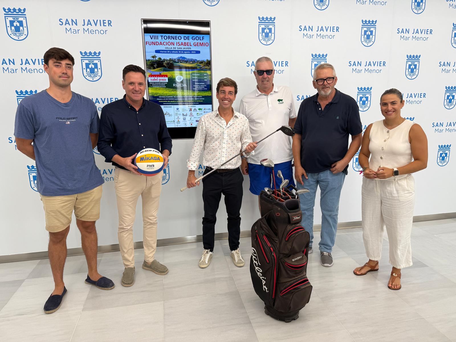 San Javier acoge el VIII Torneo Solidario de Golf Isabel Gemio Villa de San Javier en beneficio de la investigación de enfermedades raras